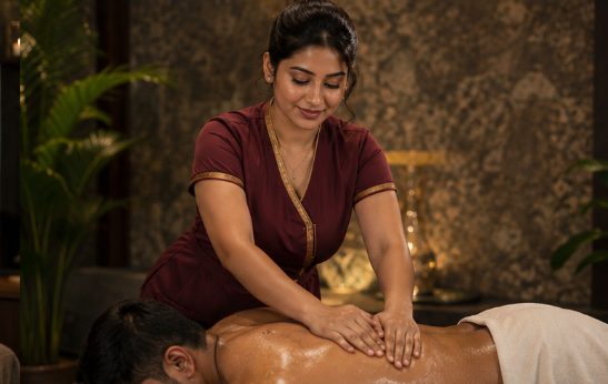 Dry Body Massage at Luxe Harmony Spa
